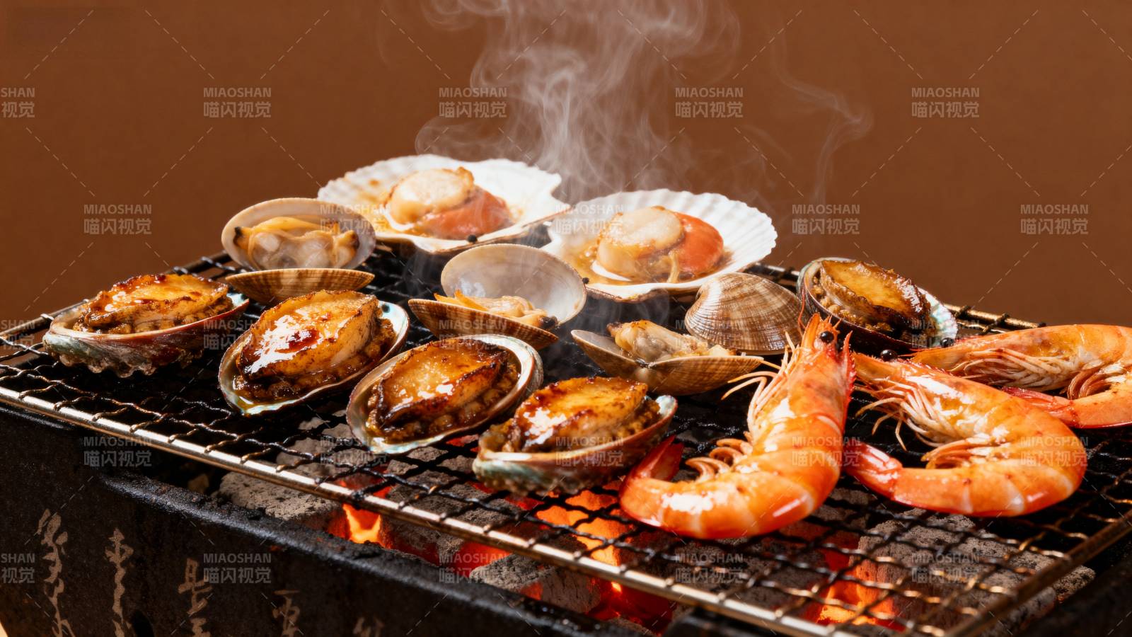 海鲜烧烤盛宴图片