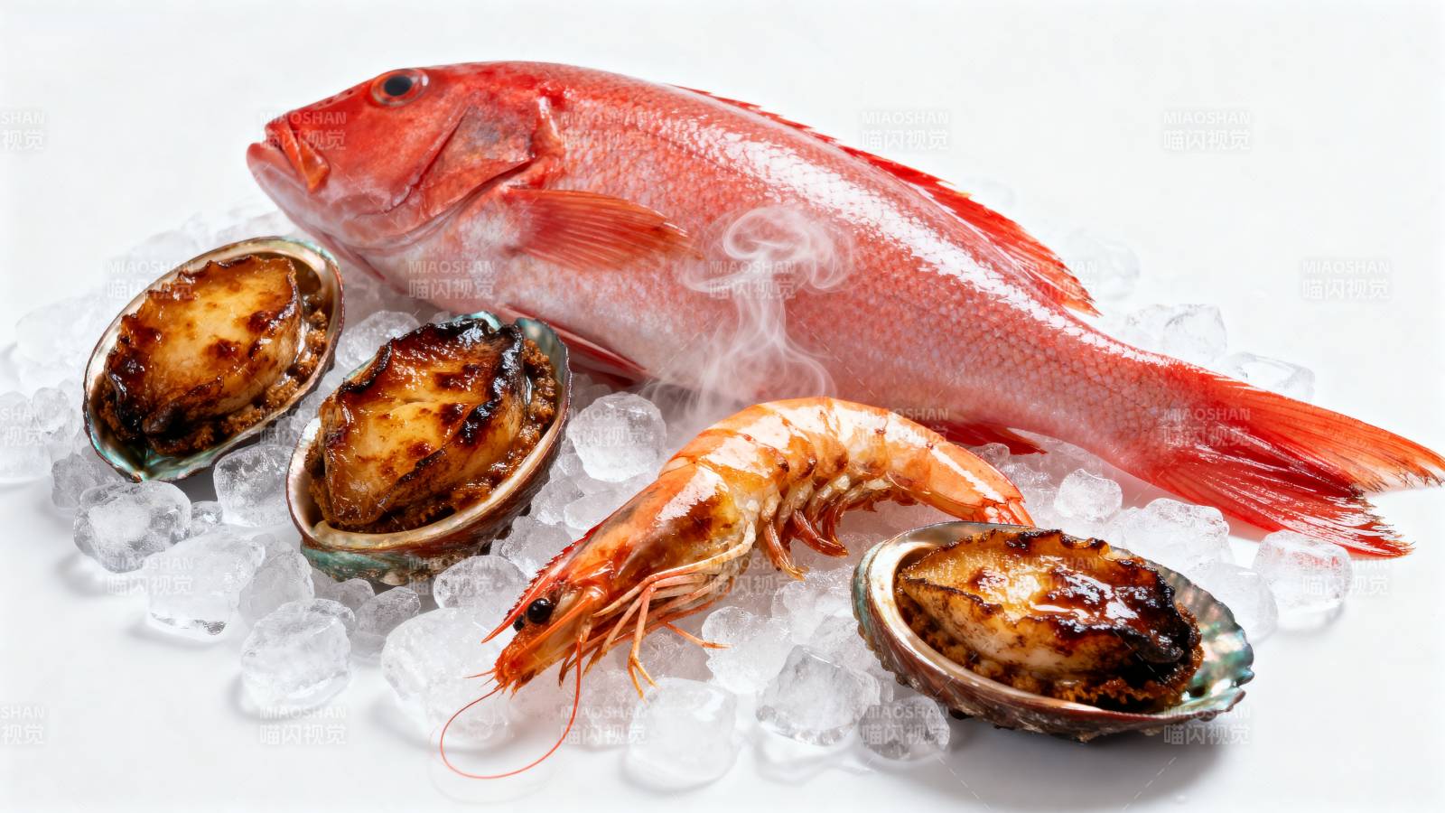 海鲜冰鲜拼盘图片