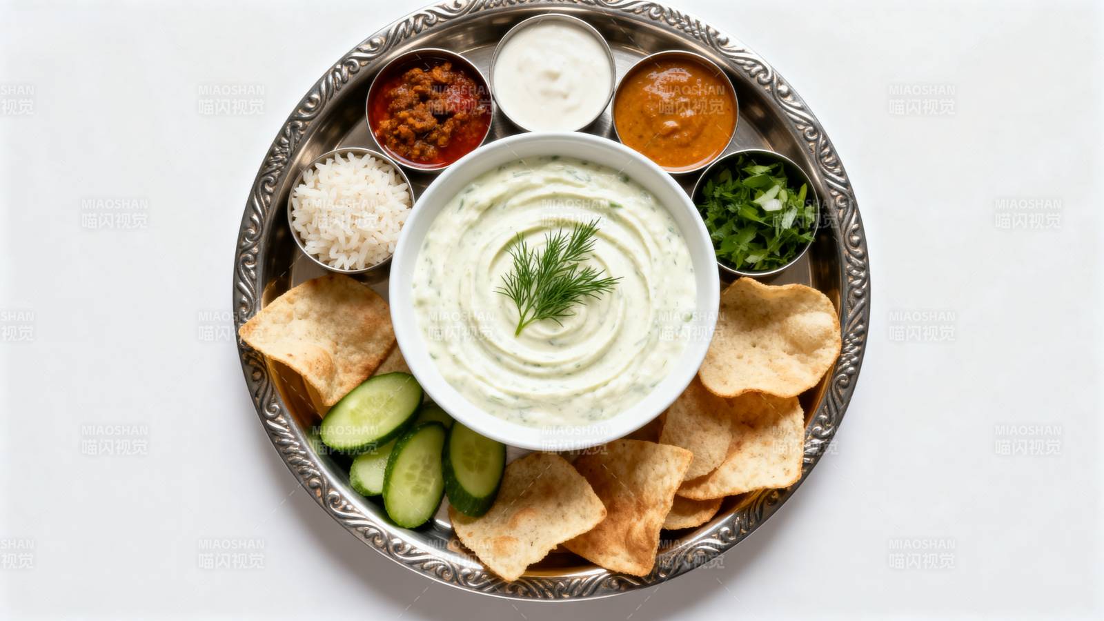 酸奶蘸酱拼盘图片