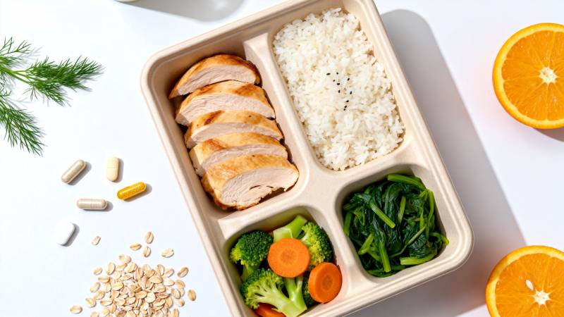 健康餐盒搭配图片