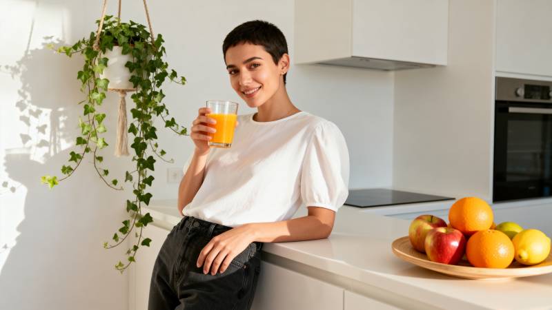 清新厨房 橙汁时光图片