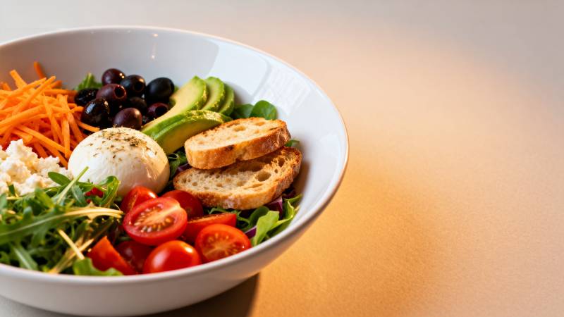 健康沙拉碗图片