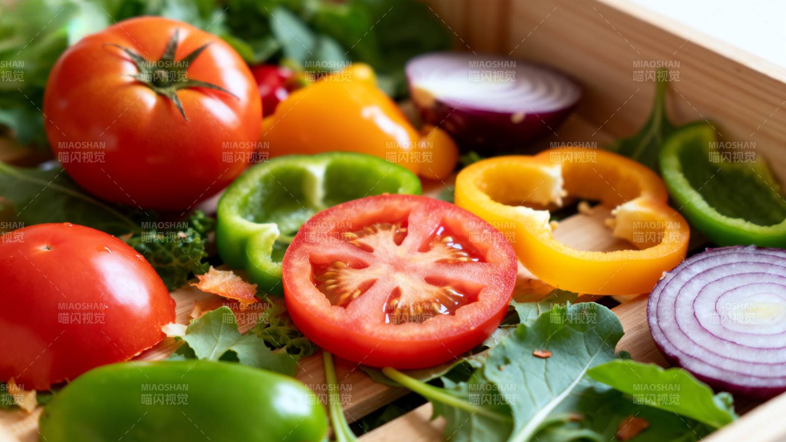 新鲜蔬菜拼盘图片