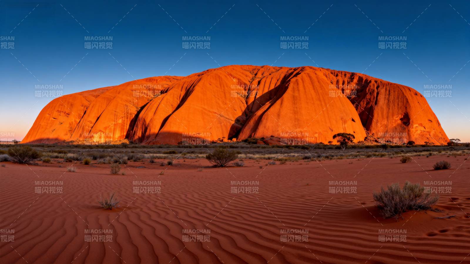 乌鲁鲁日出美景图片