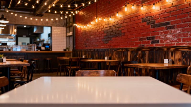 温馨餐厅一角图片