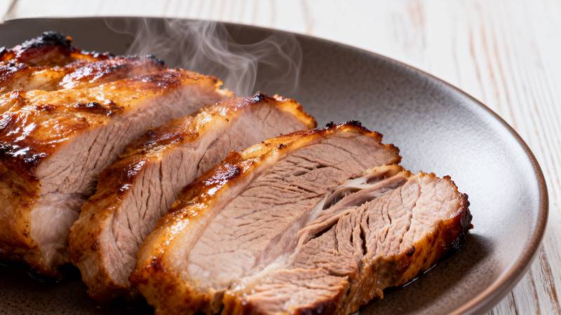 香煎猪排 嫩滑多汁图片