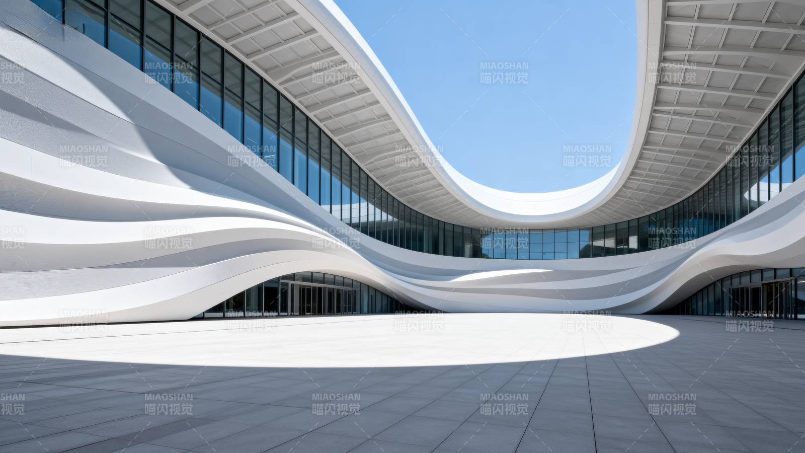 流线型建筑艺术图片