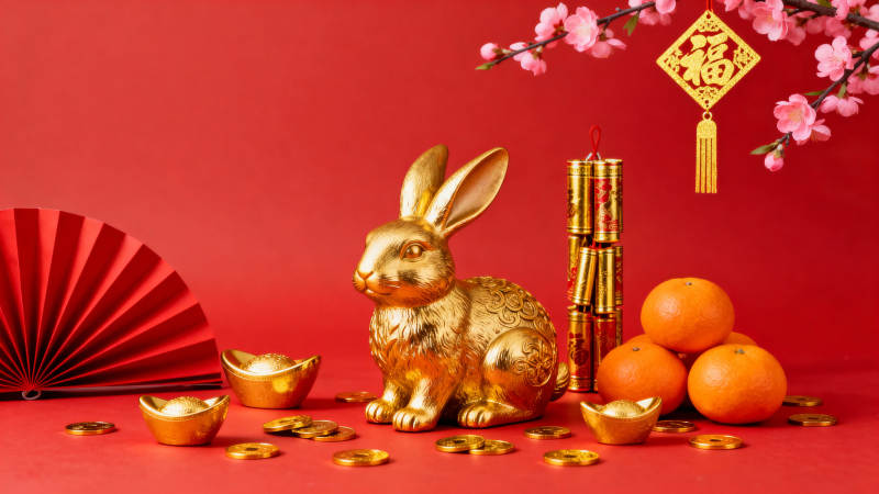 兔年新春吉祥如意图片