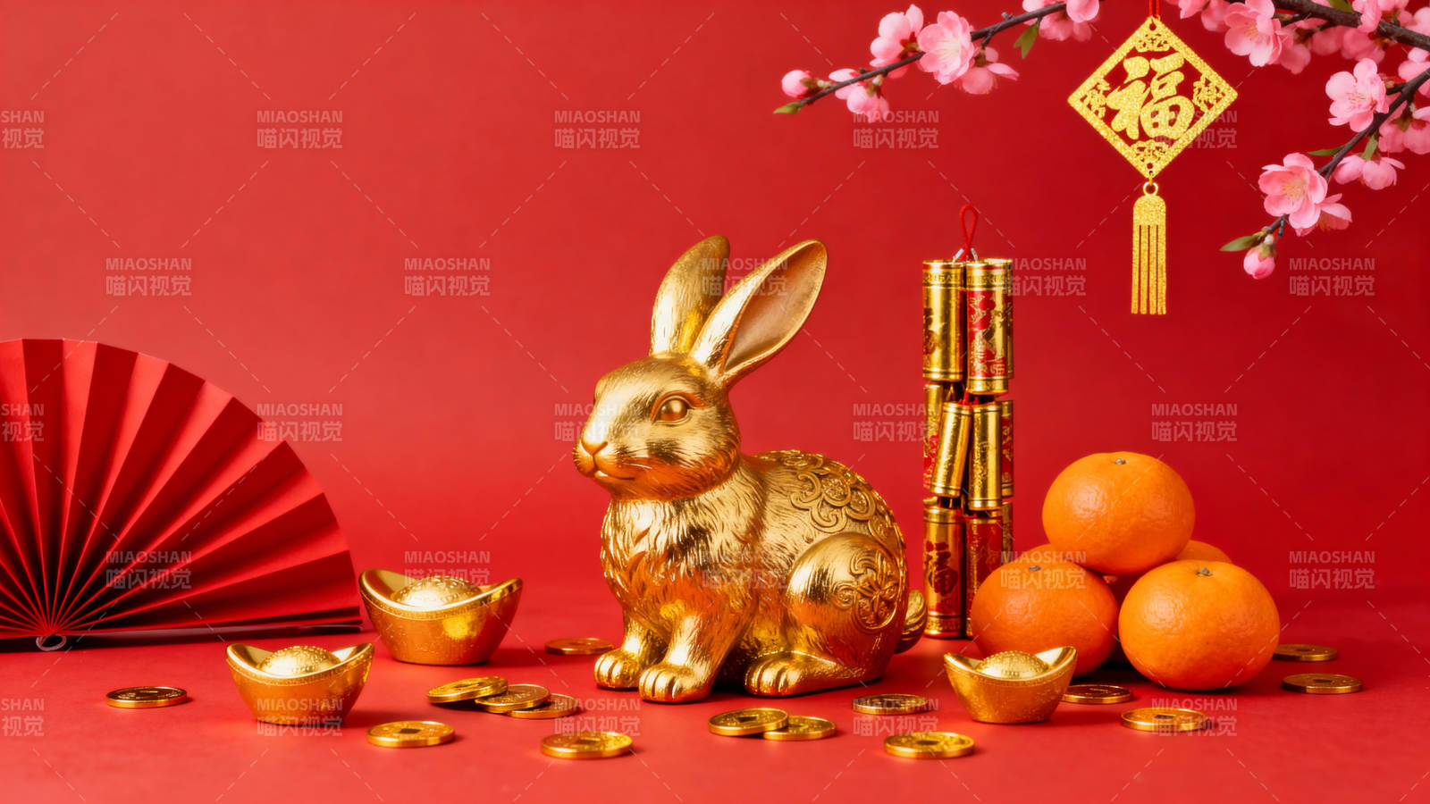 兔年新春吉祥如意图片