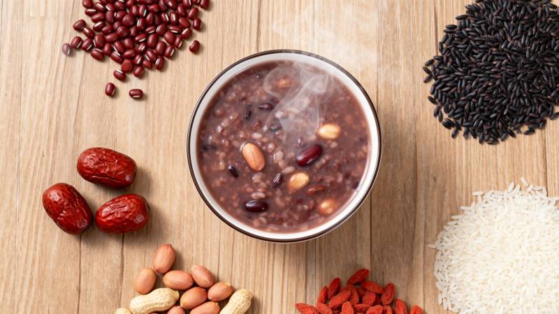 八宝粥食材拼盘图片