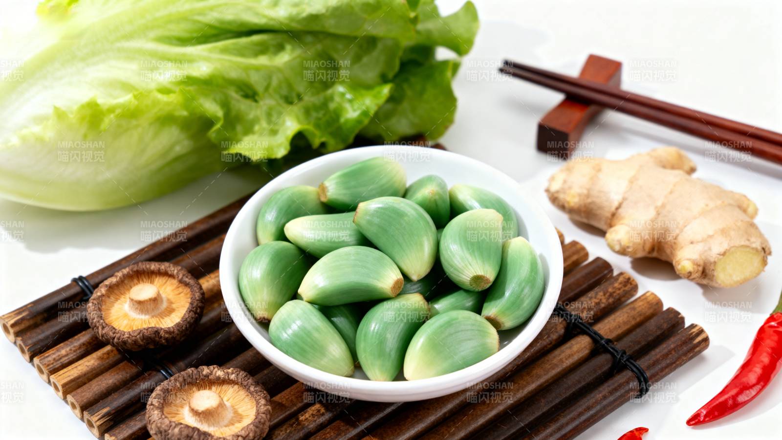 青蒜头配菜料图片