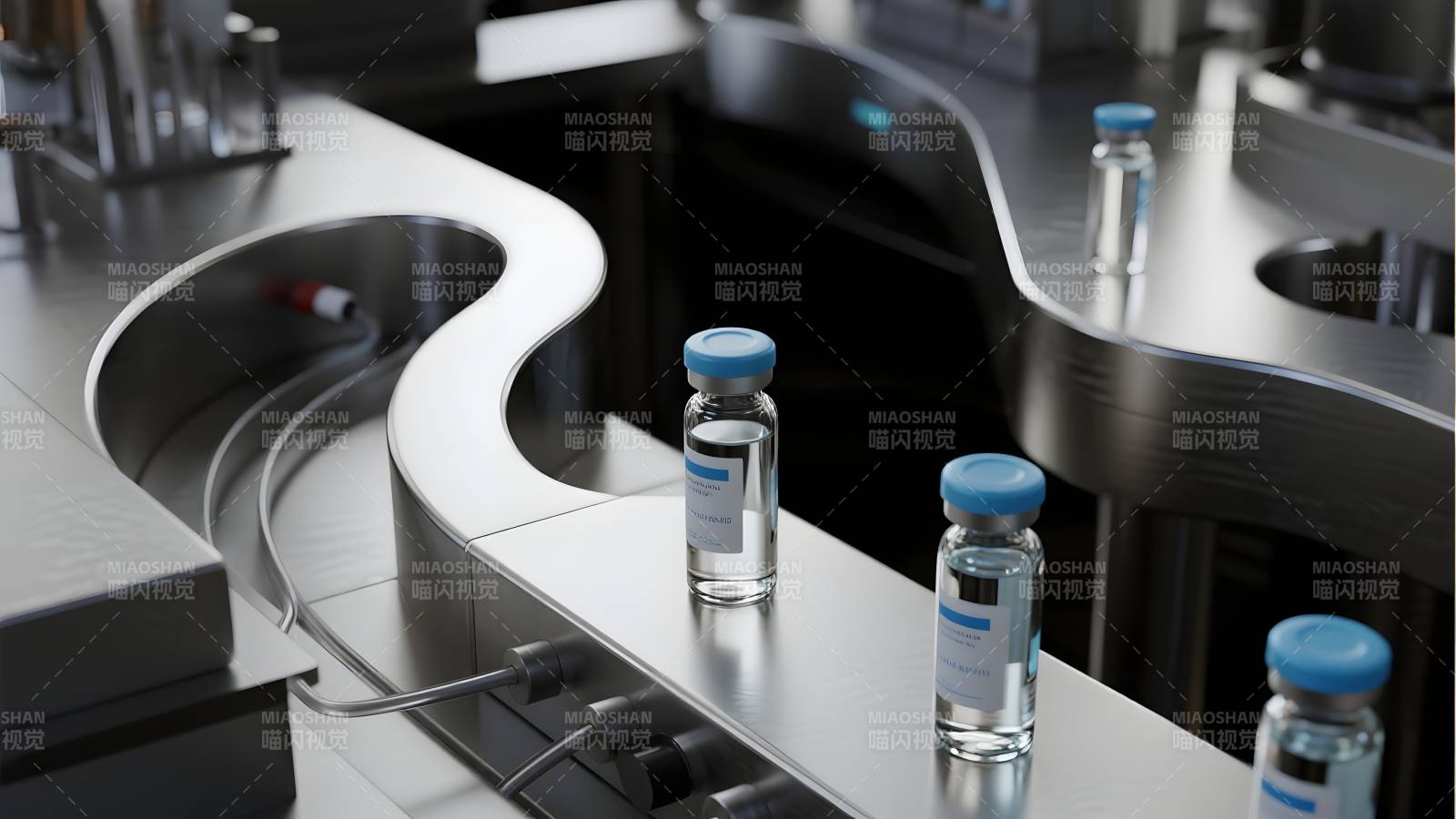 实验室药瓶特写图片