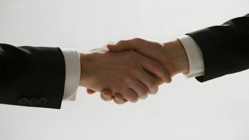 握手合作图片
