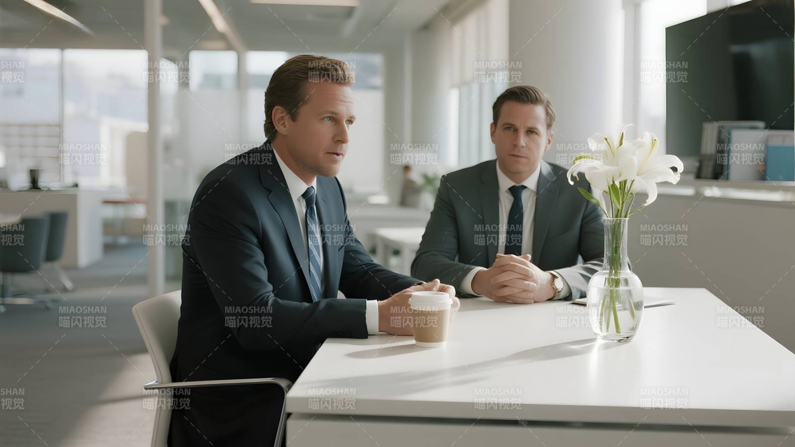 商务会谈场景图片