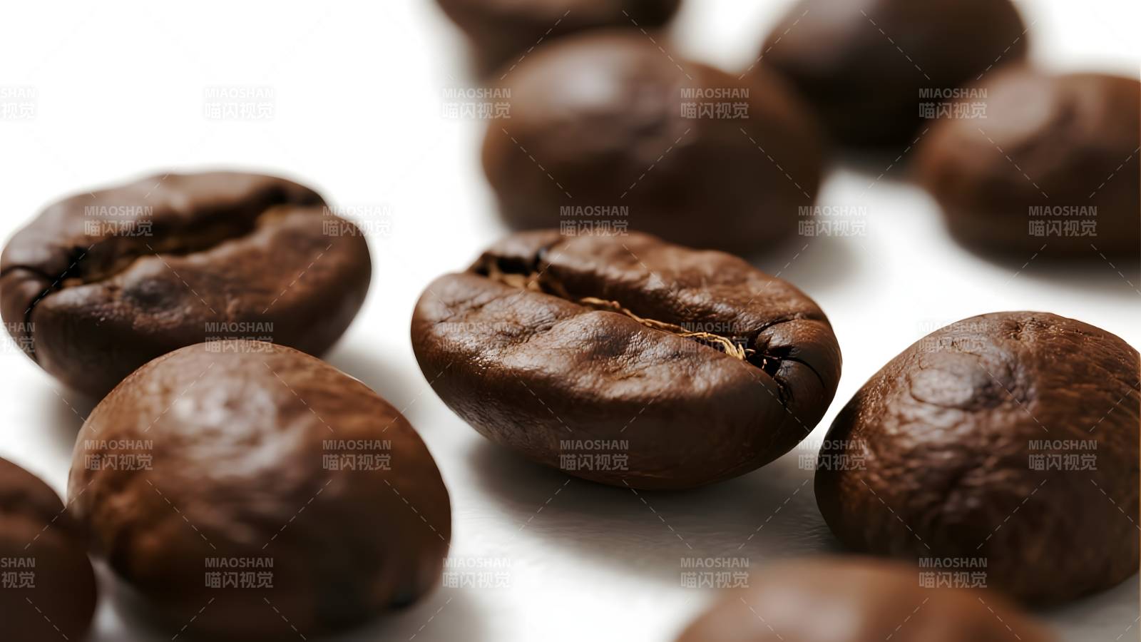 咖啡豆特写图片