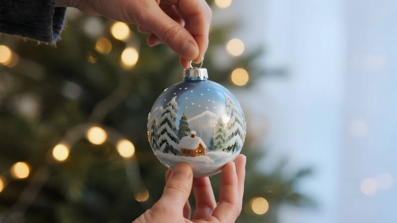 圣诞树挂饰图片