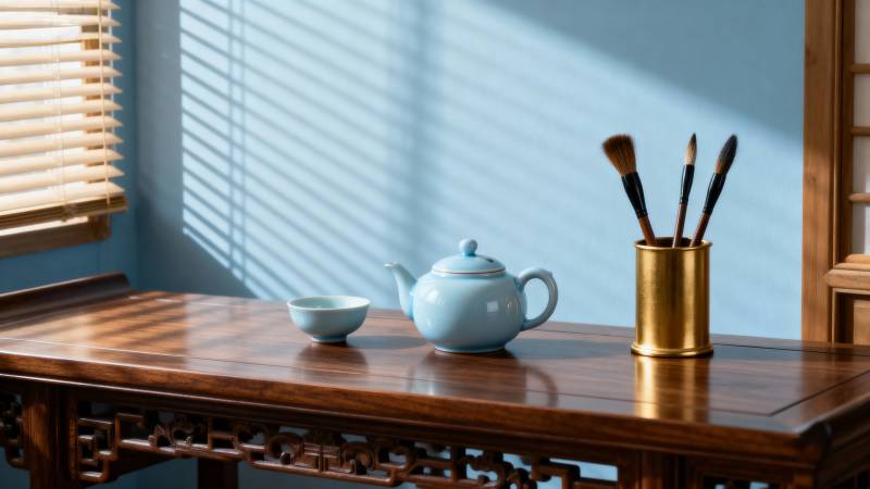 茶香静谧时光图片