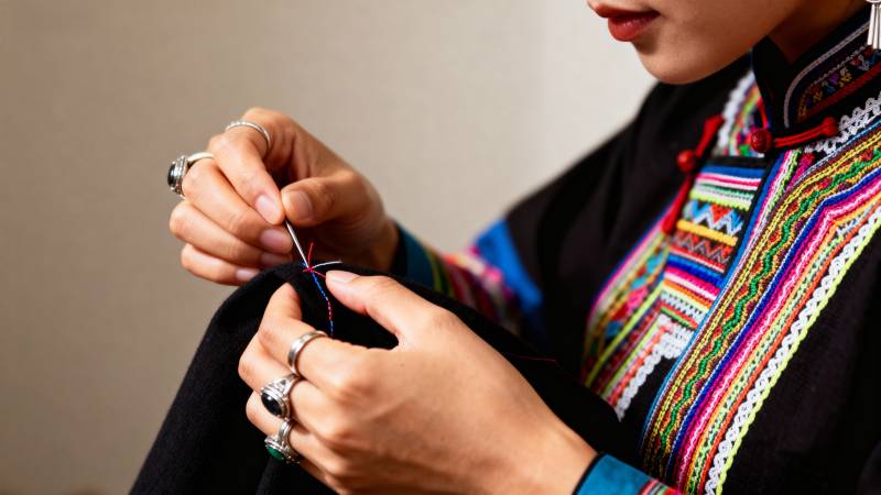 手工刺绣 传承之美图片