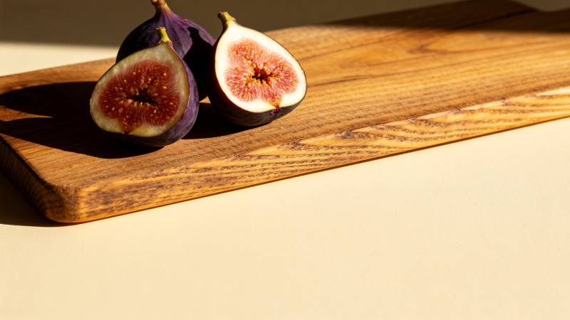 切开的无花果图片