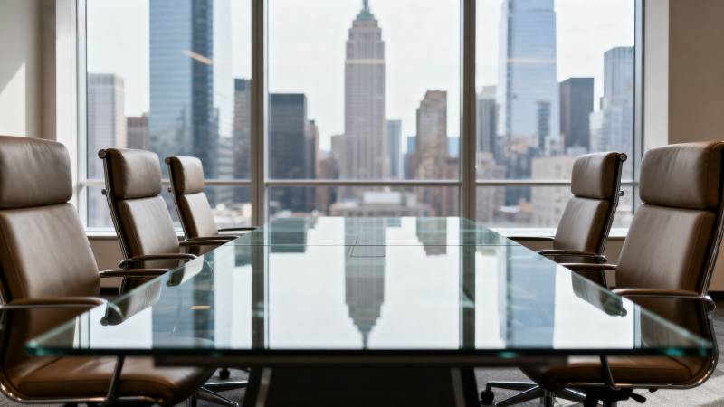 现代都市会议室图片