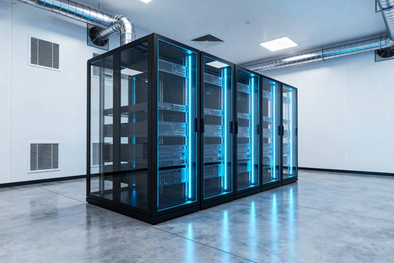 数据中心机柜图片