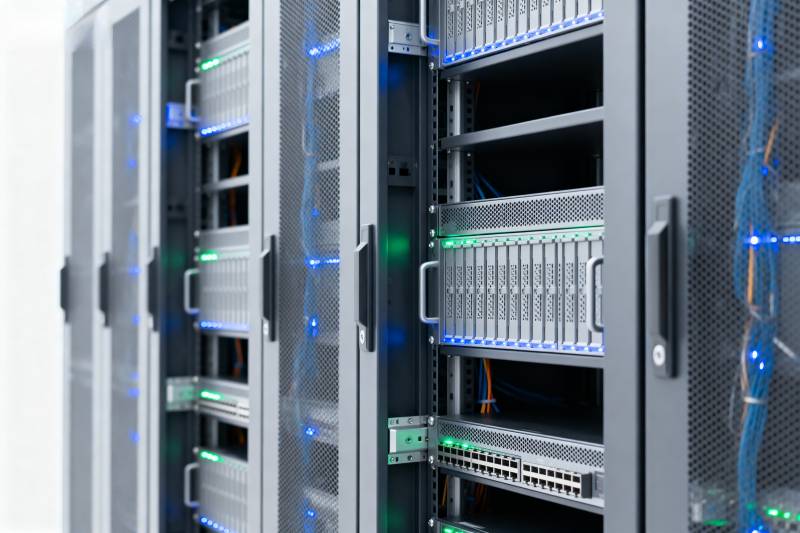 数据中心服务器机柜图片