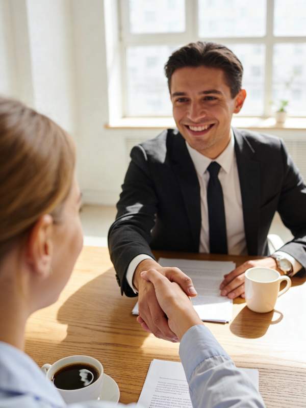 商务握手合作愉快图片