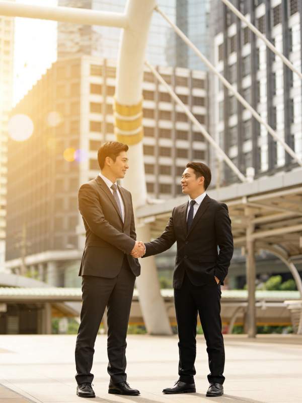商务握手 合作共赢图片