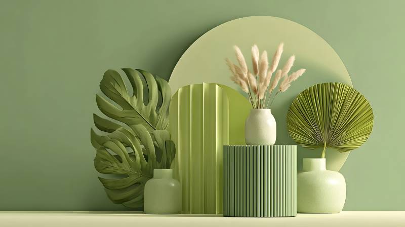 绿意盎然的家居装饰图片