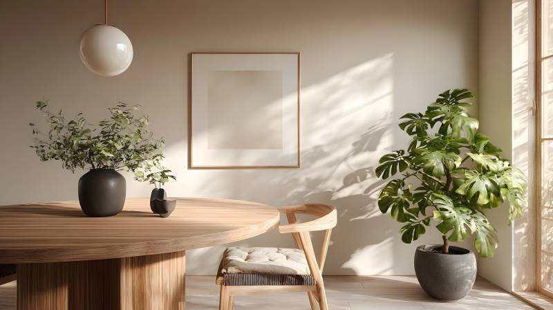 简约自然家居一角图片