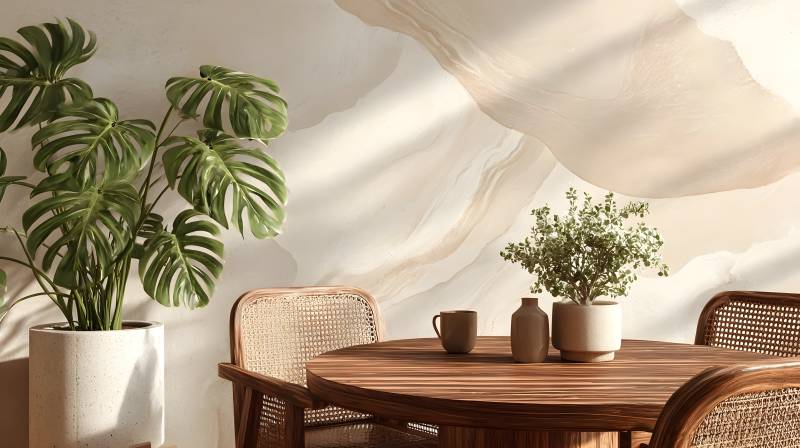 绿植相伴的温馨角落图片