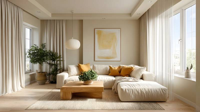 温馨现代客厅设计图片