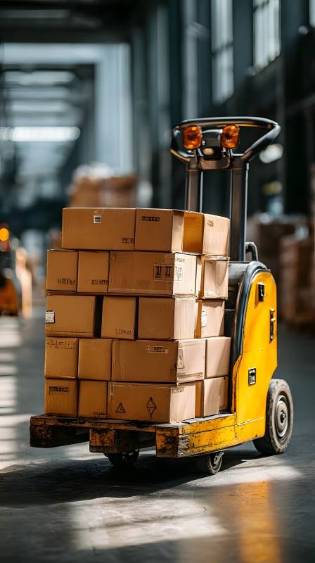 仓库搬运场景图片