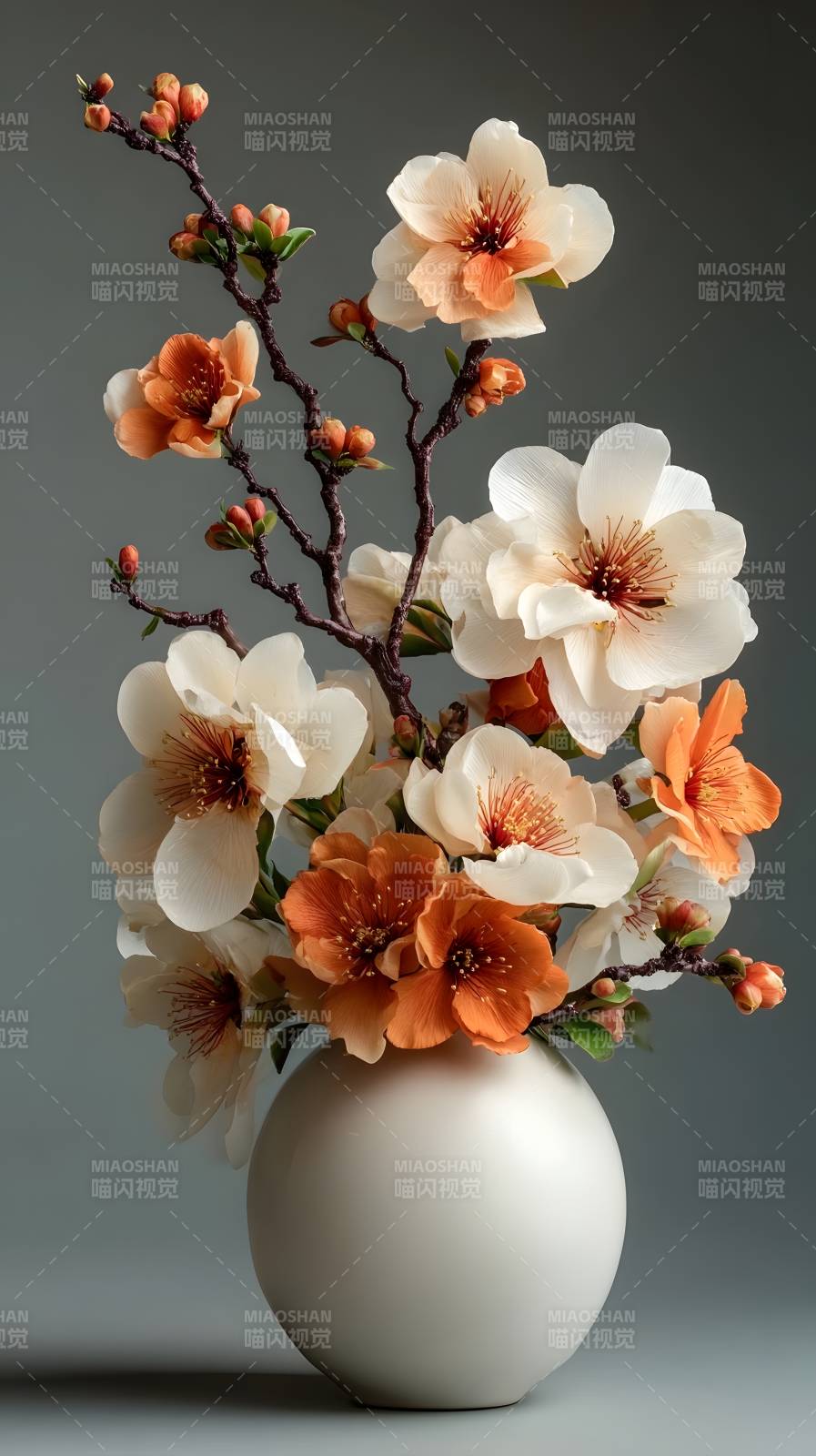 花枝绽放春意浓图片