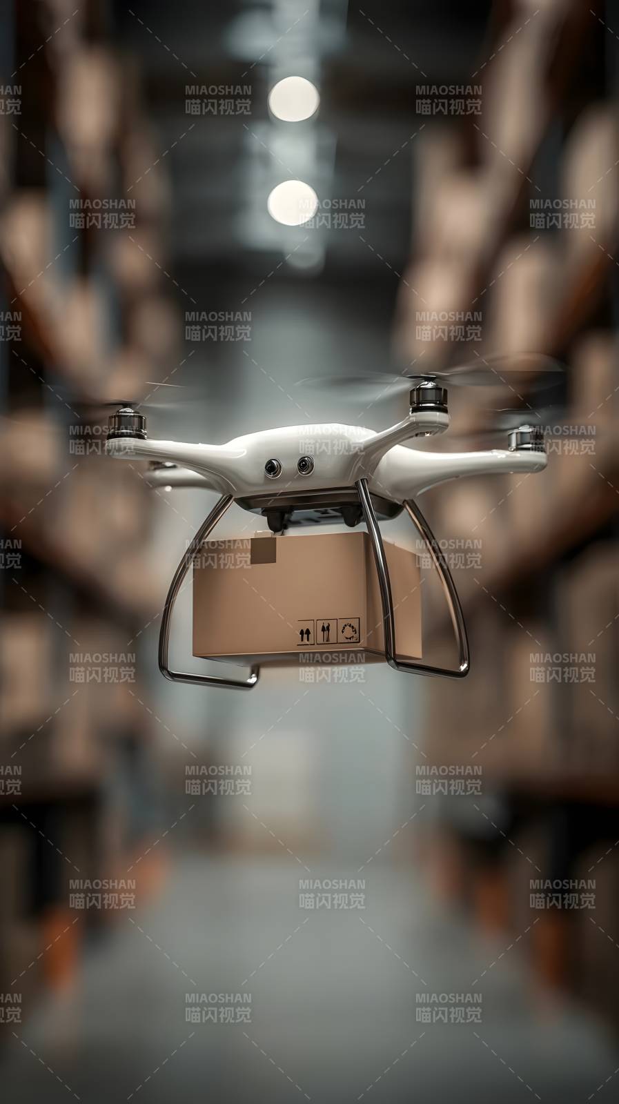 无人机仓库配送图片