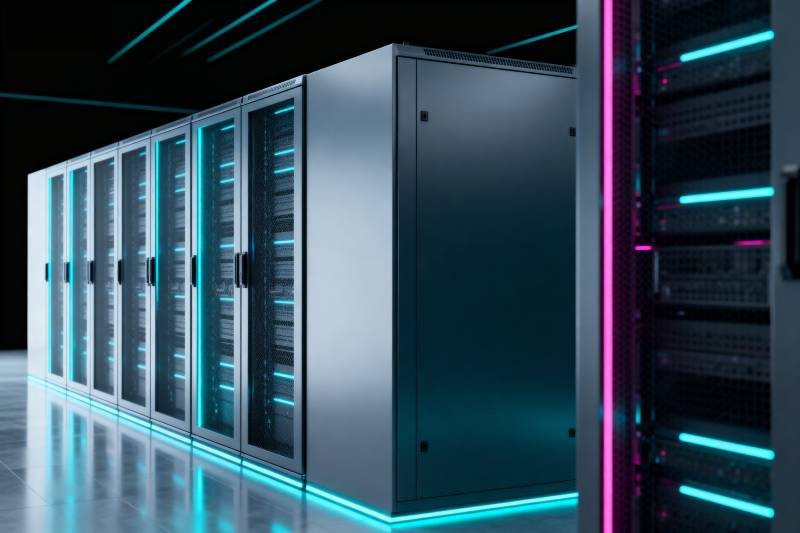 数据中心机柜图片