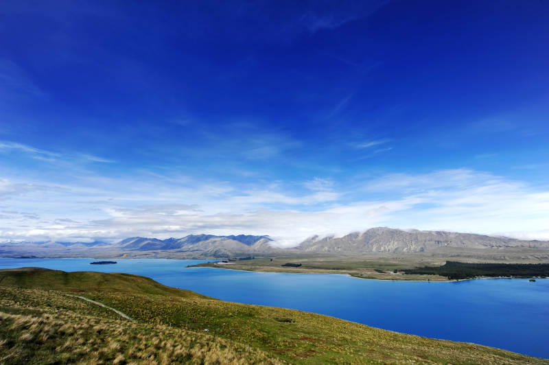 新西兰湖光山色美景图片