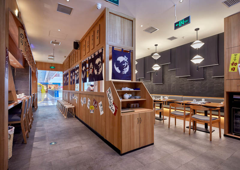 日式餐厅内部环境图片