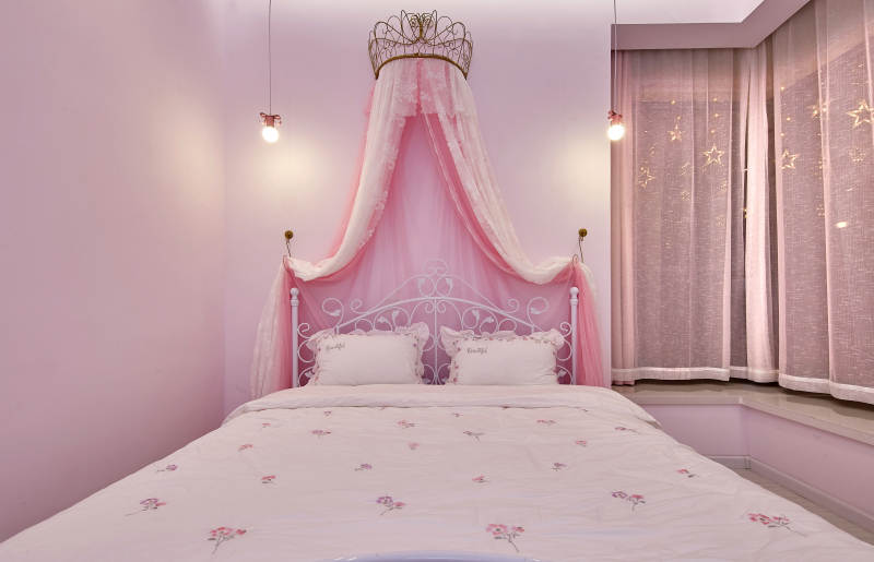 梦幻粉色公主房图片