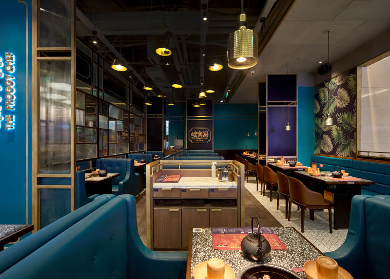 现代茶馆雅座图片