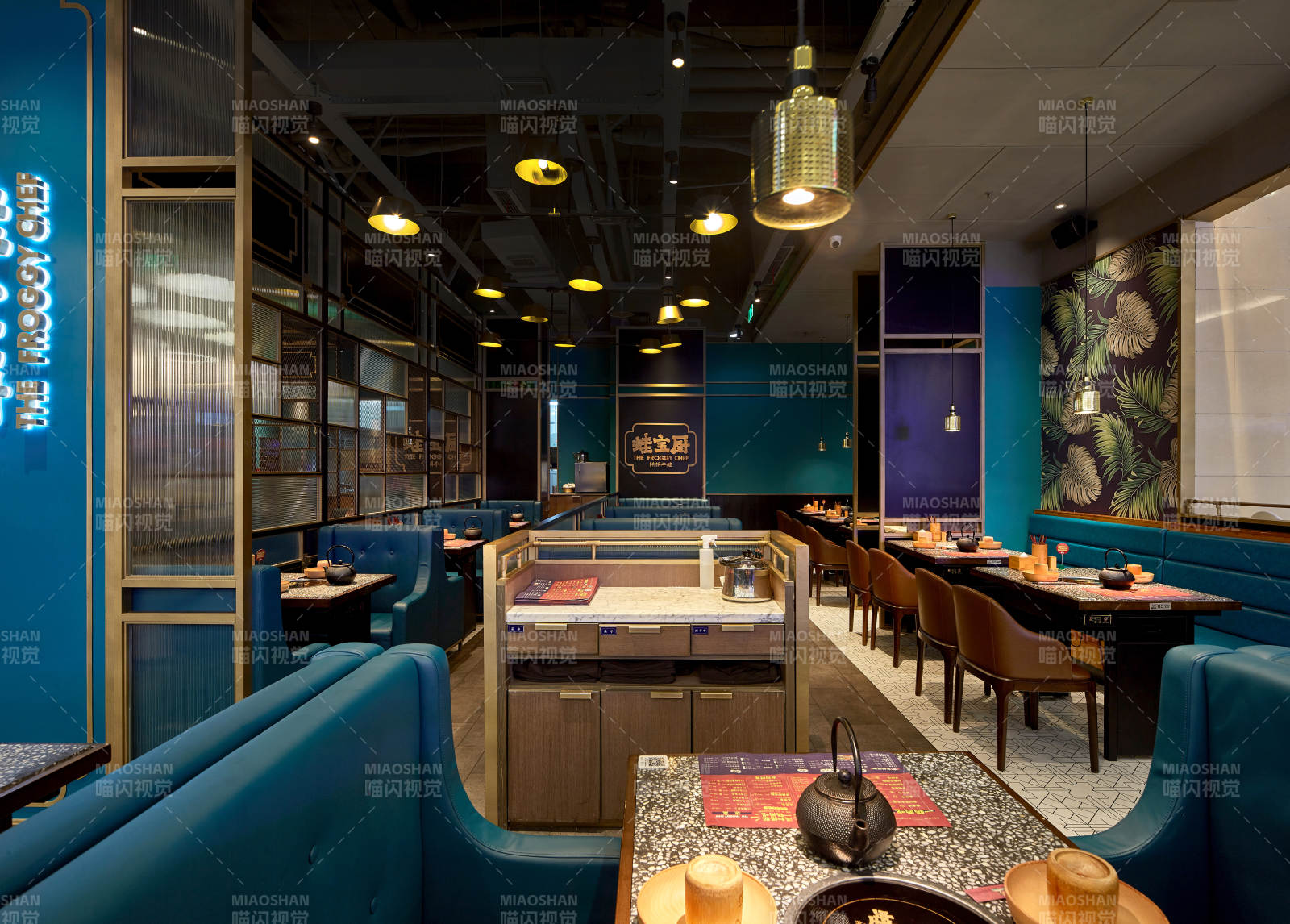 现代茶馆雅座图片