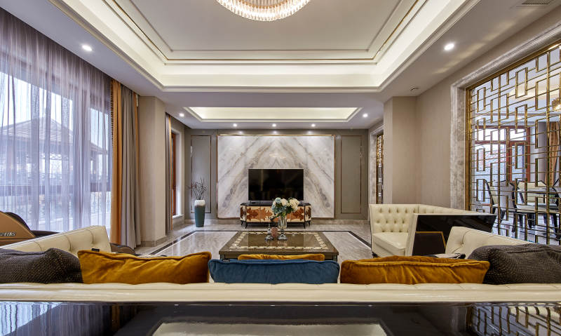 现代奢华客厅设计图片