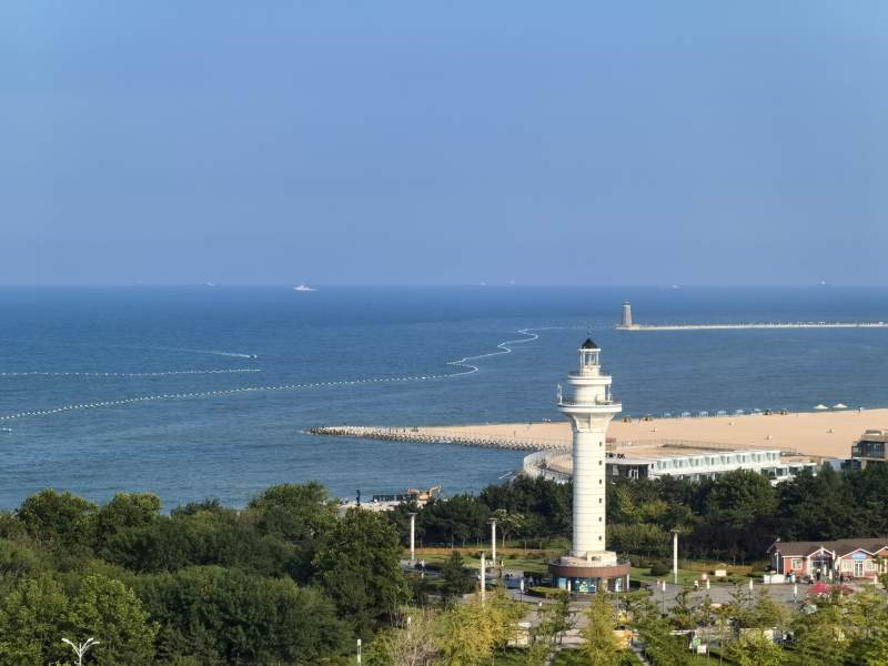 灯塔海景图图片