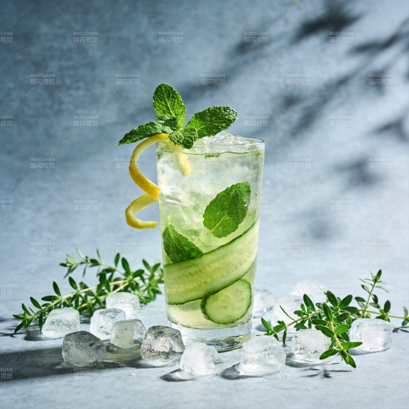 清凉薄荷黄瓜饮图片