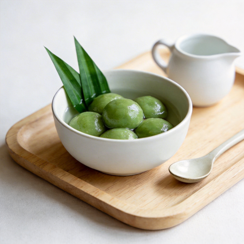 青团配茶 春日雅韵图片