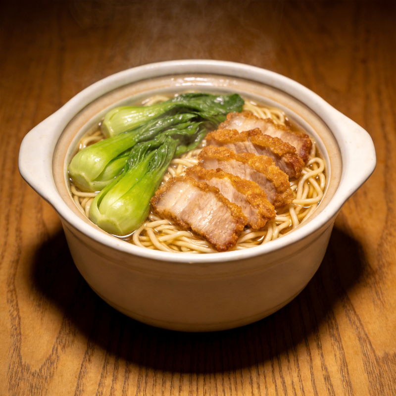 美味叉烧面图片