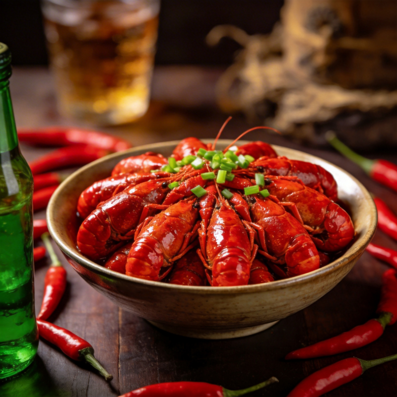 麻辣小龙虾盛宴图片