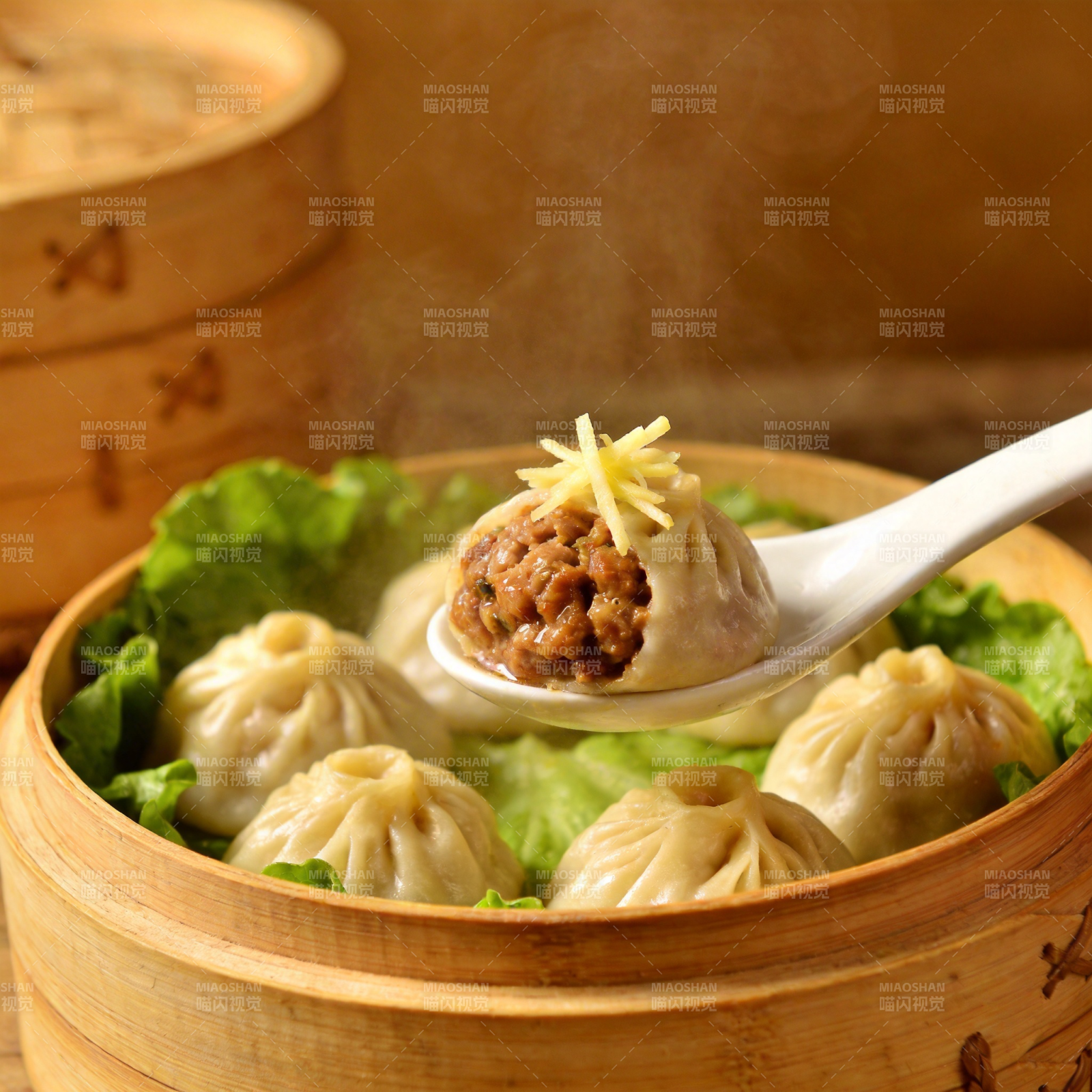 蒸笼小笼包图片