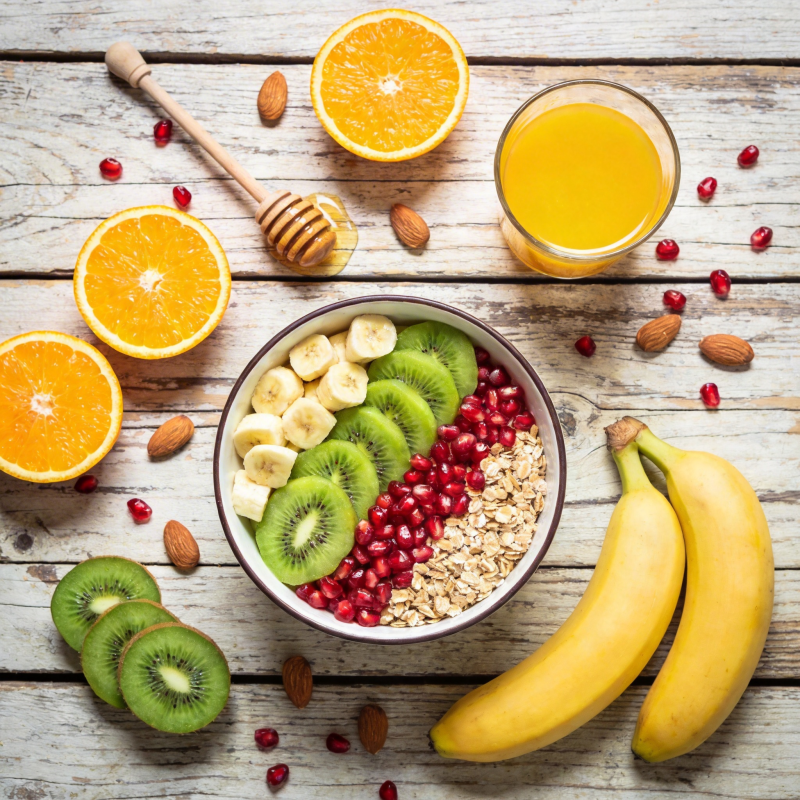 缤纷水果燕麦碗图片