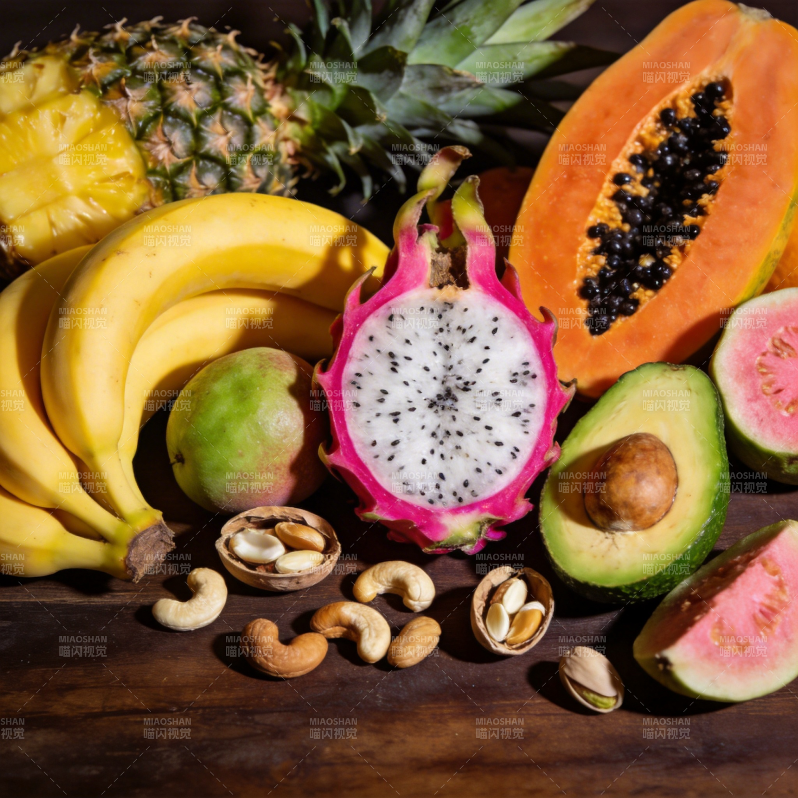 热带水果盛宴图片